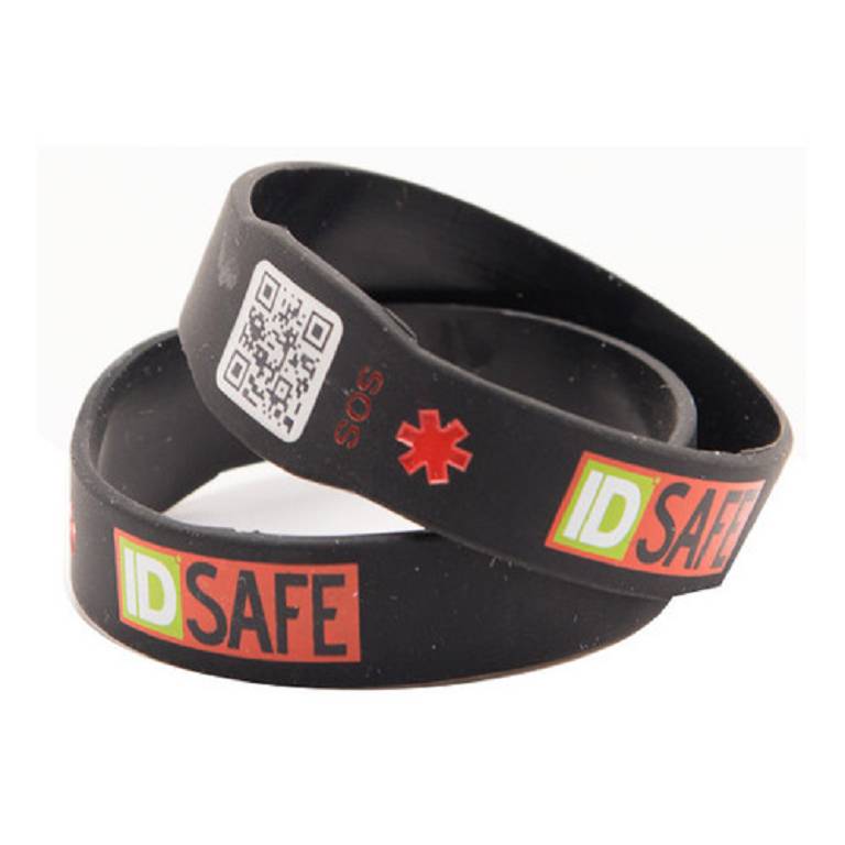 IDSAFE BRACCIALETTO NERO XL