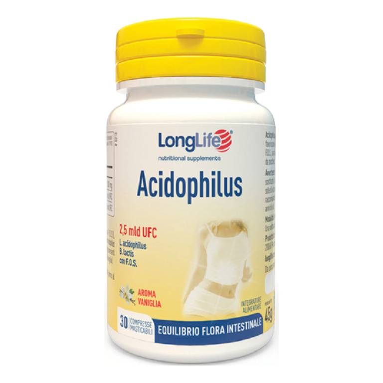 LONGLIFE ACIDOPHILUS 30CPR MAS